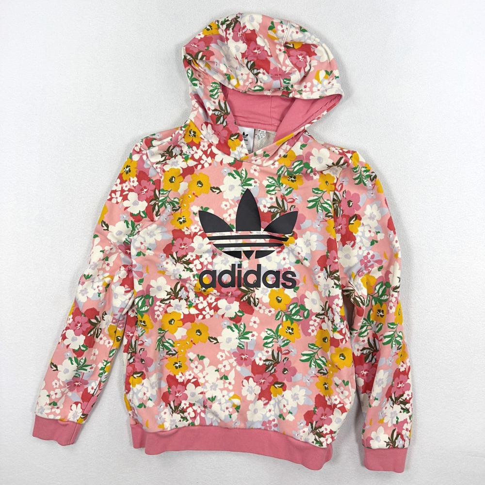 Adidas Girls X HER Studio London Floral Hoodie / Size XL Girls